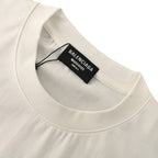 BALENCIAGA Distressed Double-B & Bitcoin Print Short-Sleeve T-Shirt