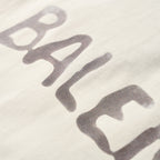 BALENCIAGA Distressed Double-B & Bitcoin Print Short-Sleeve T-Shirt