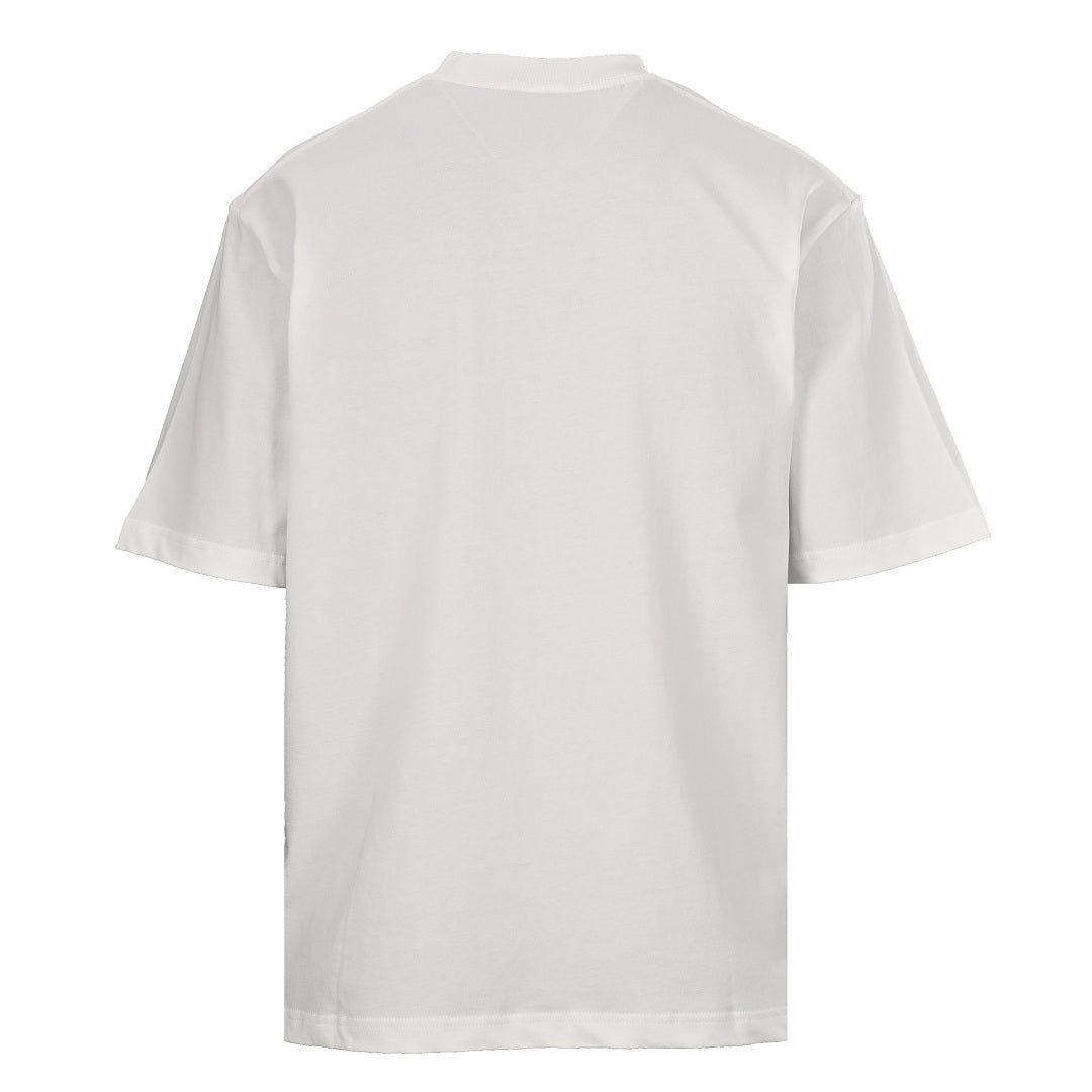 BALENCIAGA Double-B Buckle & Letter Print Short-Sleeve T-Shirt
