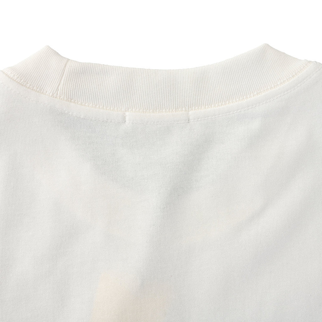 Fendi Roma FF Monogram Color-Block Print T-Shirt — White / Pink & Yellow