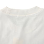 Fendi Roma FF Monogram Color-Block Print T-Shirt — White / Pink & Yellow