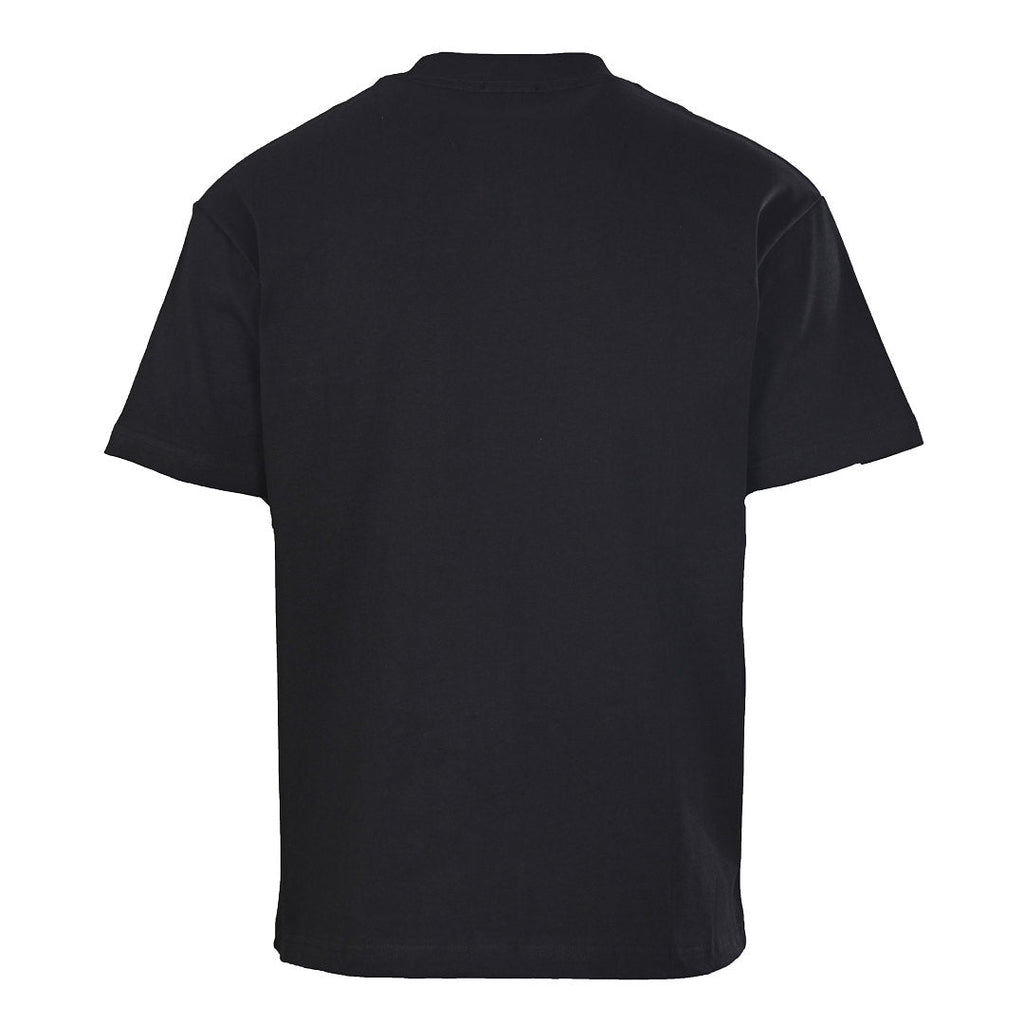 Fendi Roma FF Monogram Color-Block Print T-Shirt — BLACK/ Pink & Yellow