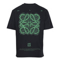 Loewe Oversized Graphic Print T-Shirt — BLACK