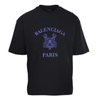 Balenciaga Faded Logo Washed Cotton T-Shirt