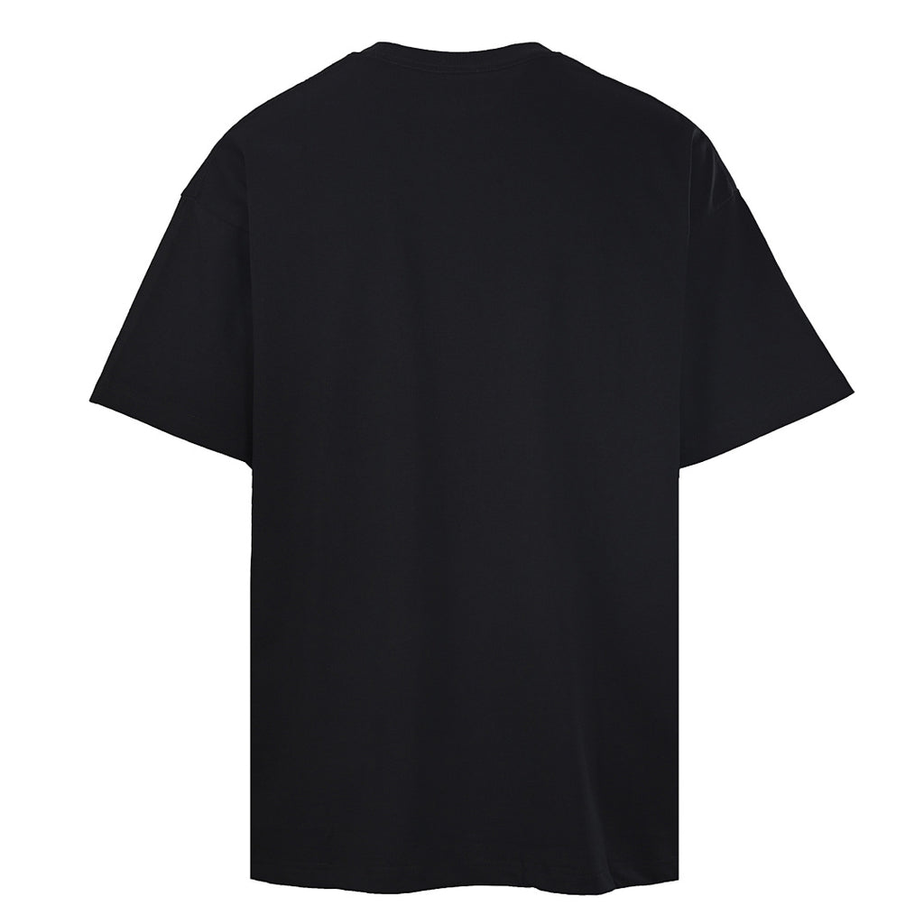 DIOR Short-Sleeve T-Shirt with Front Floral Puffy-Print Letter Logo