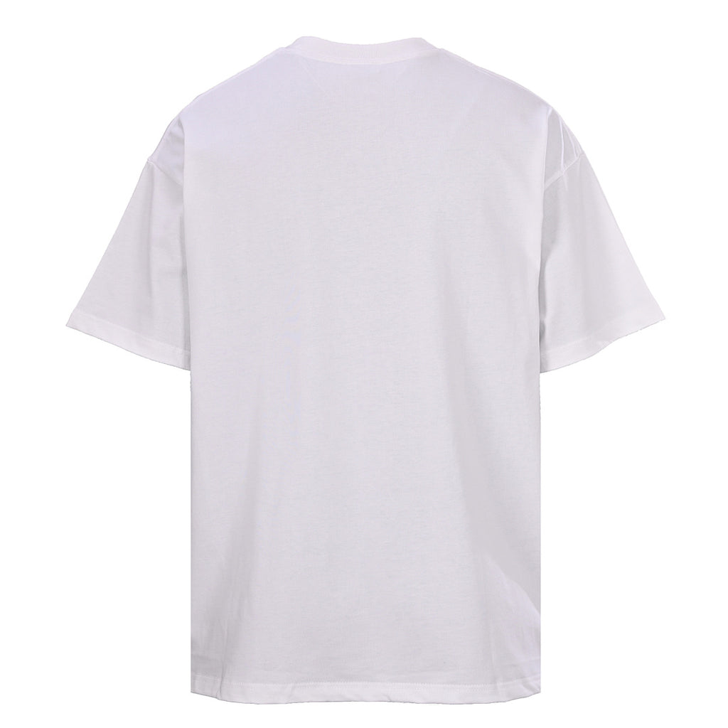 DIOR Short-Sleeve T-Shirt with Front Floral Puffy-Print Letter Logo