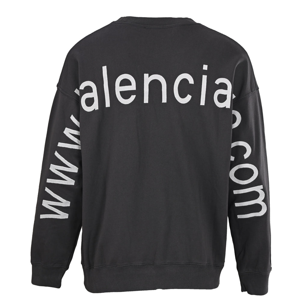 Balenciaga Unisex Oversized Logo Hoodie