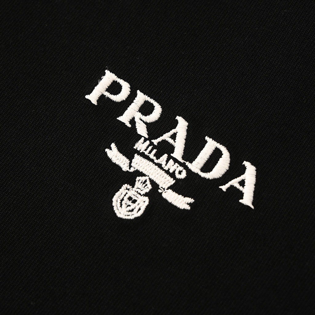 PRADA T-Shirt with Small Embroidery