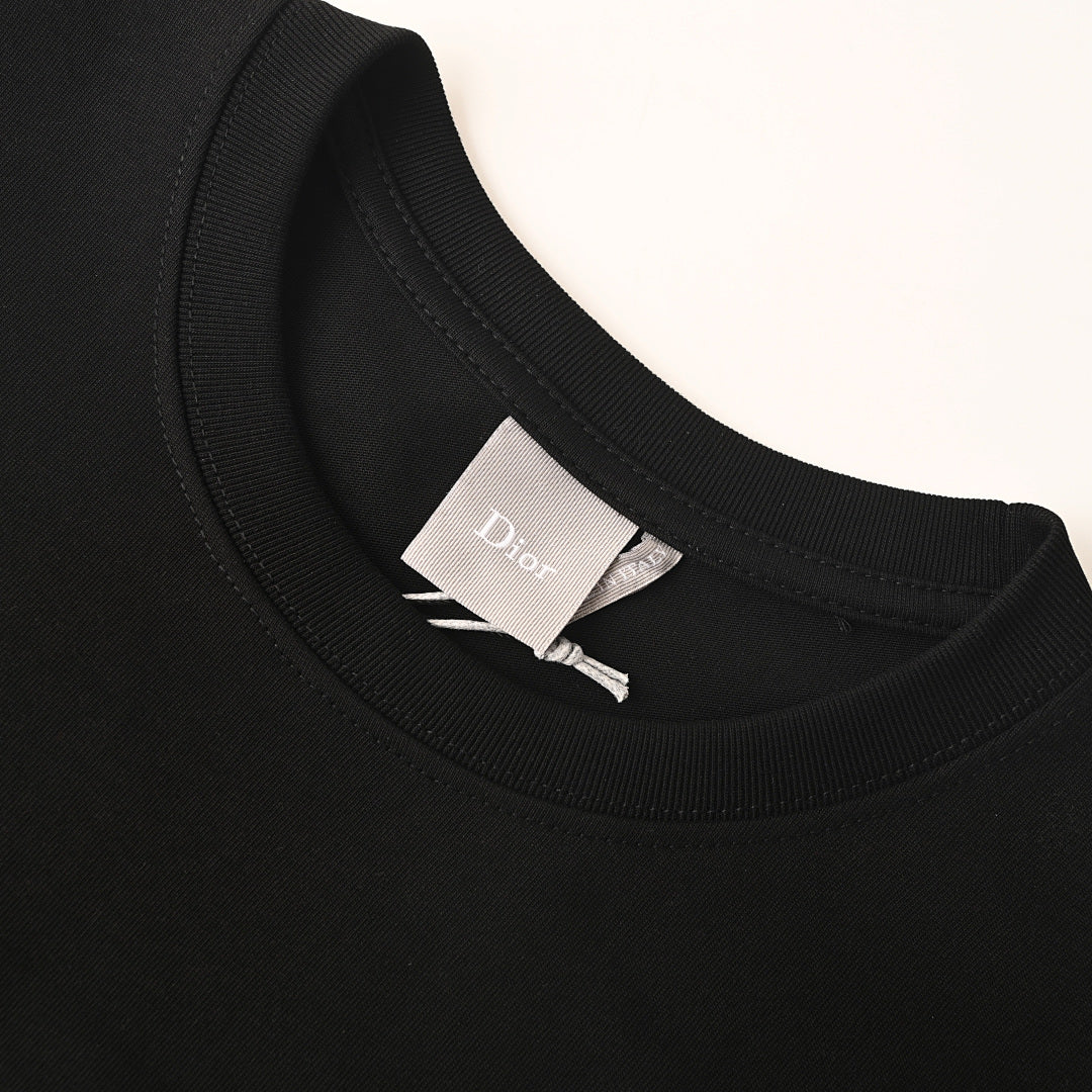 DIOR Tatami-Embroidered Short-Sleeve T-Shirt