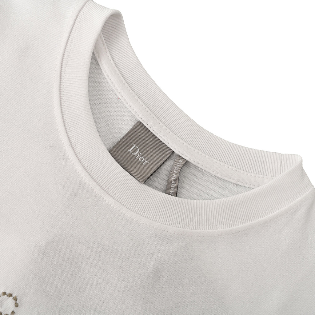 DIOR Tatami-Embroidered Short-Sleeve T-Shirt