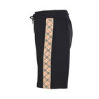 Burberry Side-Patterned Embroidered Horse Shorts