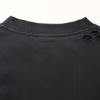 Balenciaga Designer Glitter-Print Short-Sleeve T-Shirt