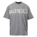 Balenciaga (BLCG) Grey Masking Tape Short-Sleeve T-Shirt