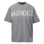 Balenciaga (BLCG) Grey Masking Tape Short-Sleeve T-Shirt