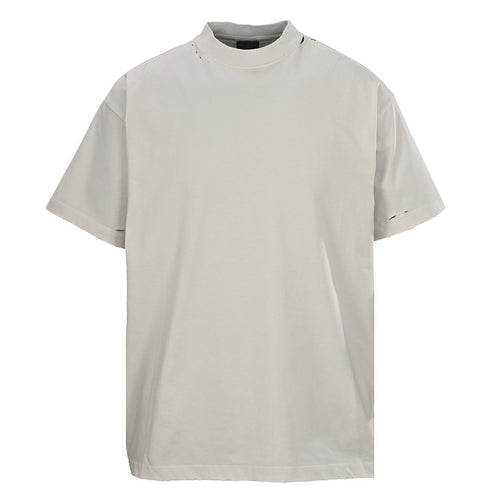 Balenciaga (BLCG) Red Masking Tape-Lettering Short-Sleeve T-Shirt