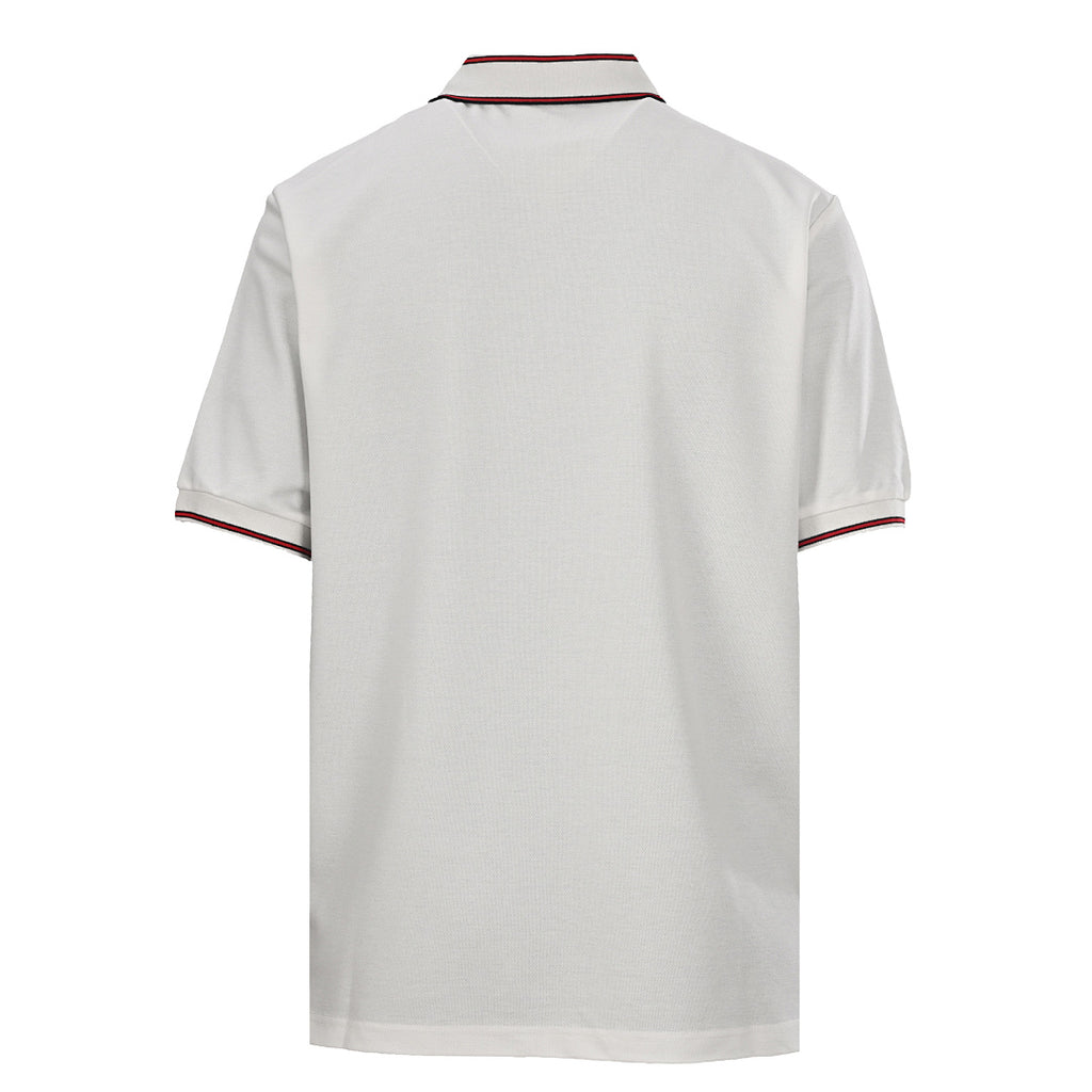 GUCCI Ribbed Jacquard Short-Sleeve Polo Shirt