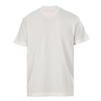 Fendi Roma Diagonal Embroidered Logo T-Shirt — Off-White