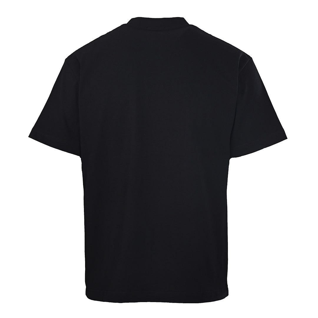 DIOR 3D Sketch-Style Letter Embroidery Short-Sleeve T-Shirt