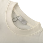 DIOR 3D Sketch-Style Letter Embroidery Short-Sleeve T-Shirt