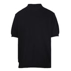 PRADA Embroidered Logo Short-Sleeve Knit Polo Shirt