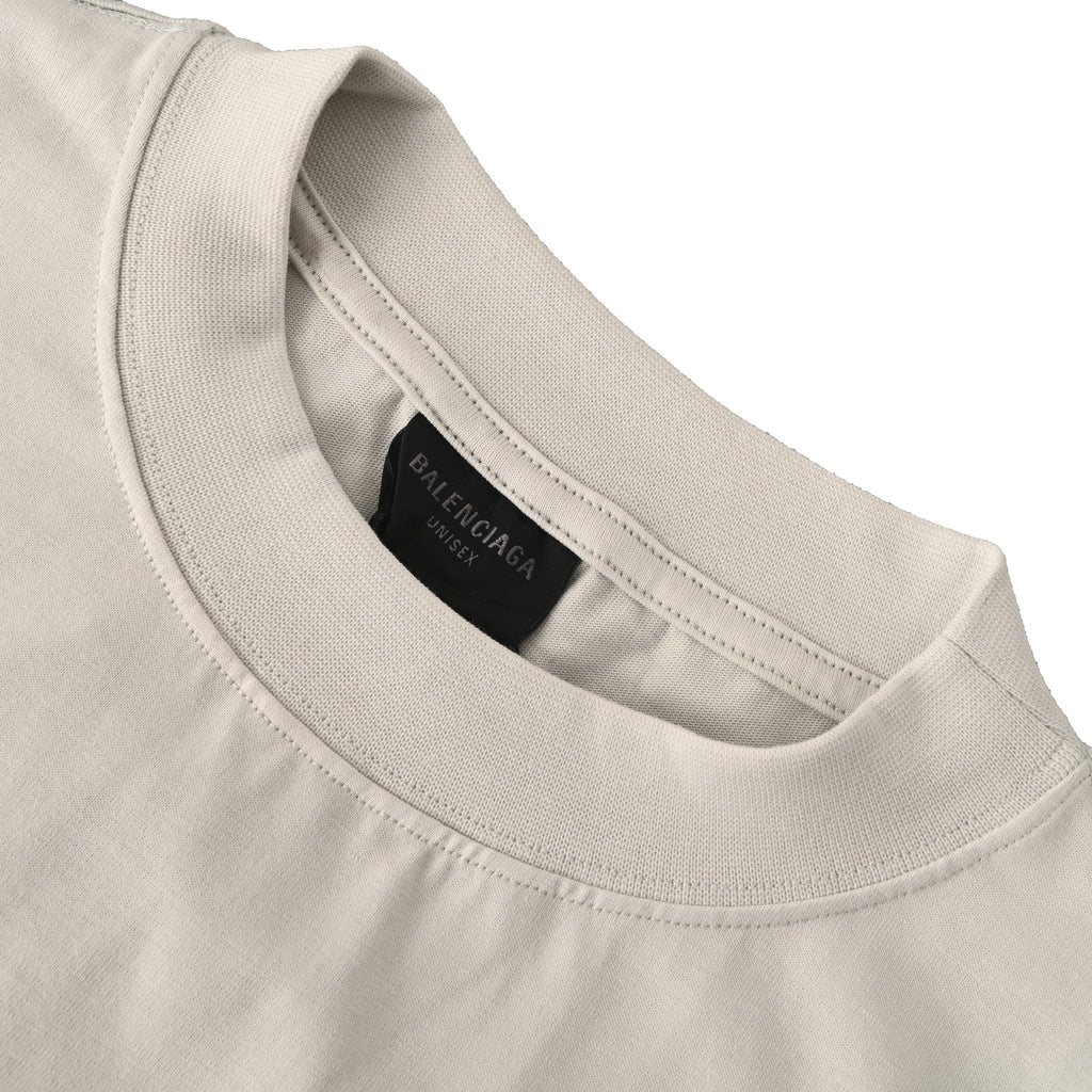 Balenciaga Unisex Logo-Block Cotton Jersey T-Shirt
