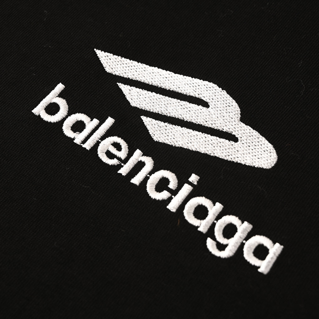 Balenciaga Unisex Oversized Logo Hoodie – Made in Italy