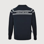 Dior Oblique Jacquard Cashmere Reversible Crewneck Sweater