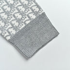 Dior Oblique Jacquard Cashmere Reversible Crewneck Sweater
