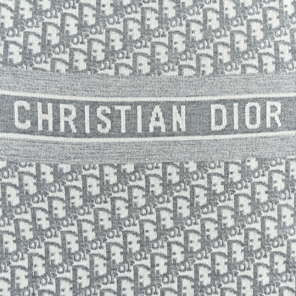 Dior Oblique Jacquard Cashmere Reversible Crewneck Sweater