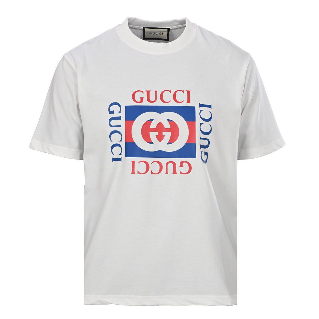 GUCCI Classic Square Print T-Shirt