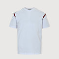 Gucci 2026 Web Stripe Shoulder Tape T-Shirt — White | Made in Italy