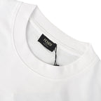 Fendi Roma Bag Bugs Eyes Appliqué T-Shirt — White
