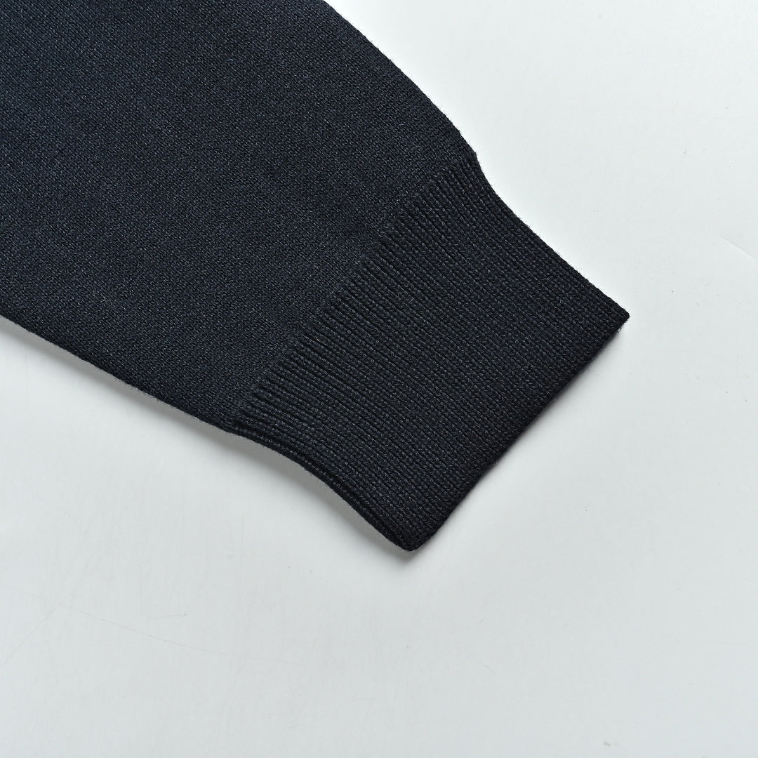 Dior Classic Monogram Reversible Wool-Cashmere Hooded Cardigan