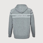 Dior Oblique Reversible Hooded Zip Jacket in Grey Cashmere Knit