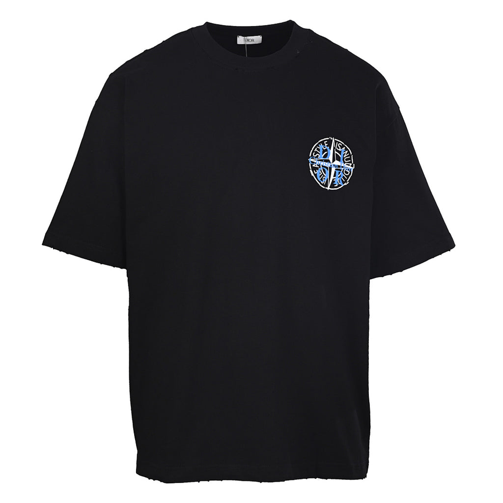 Dior x Stone Island Compass Lettering T-Shirt