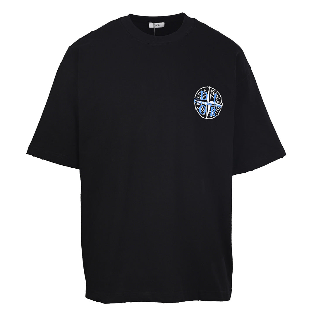 Dior x Stone Island Compass Lettering T-Shirt