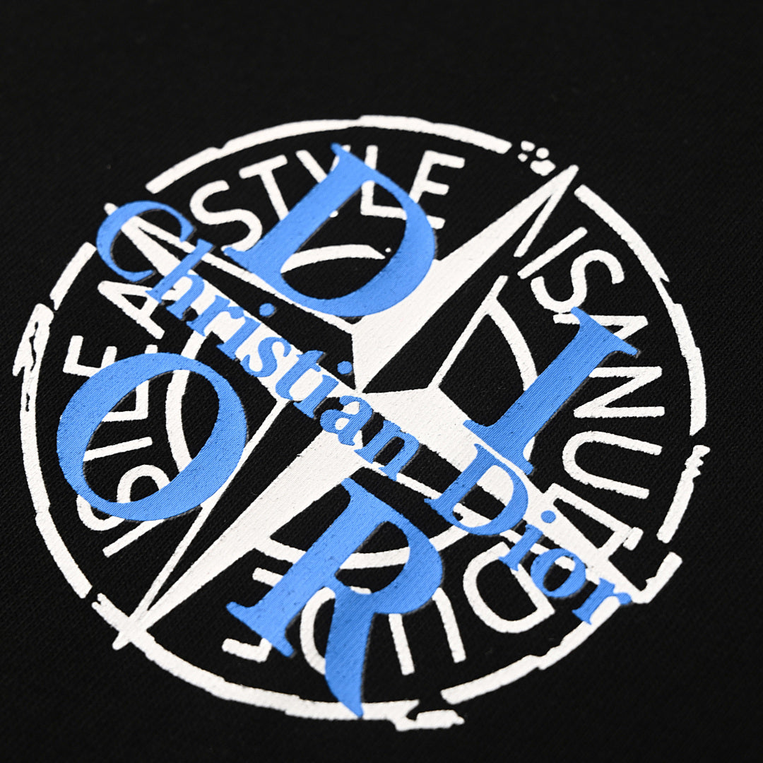 Dior x Stone Island Compass Lettering T-Shirt