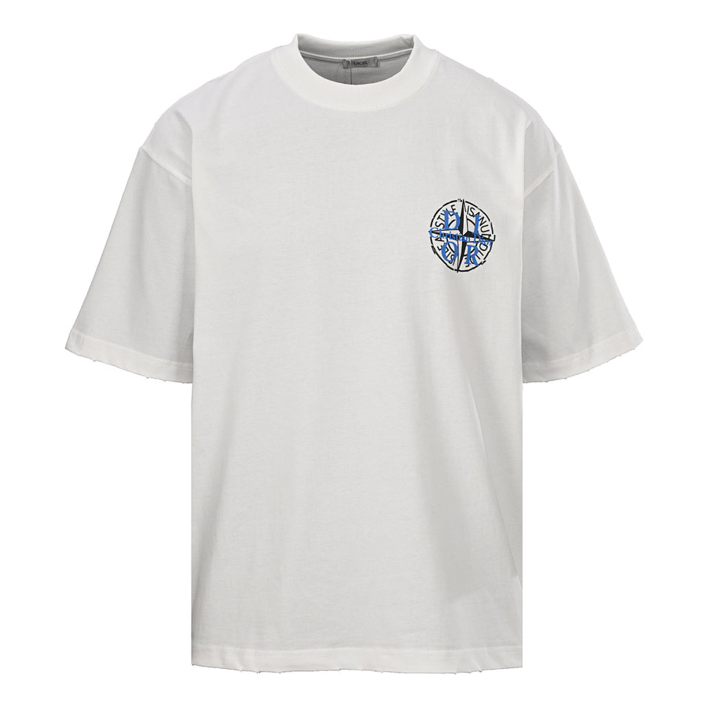 Dior x Stone Island Compass Lettering T-Shirt