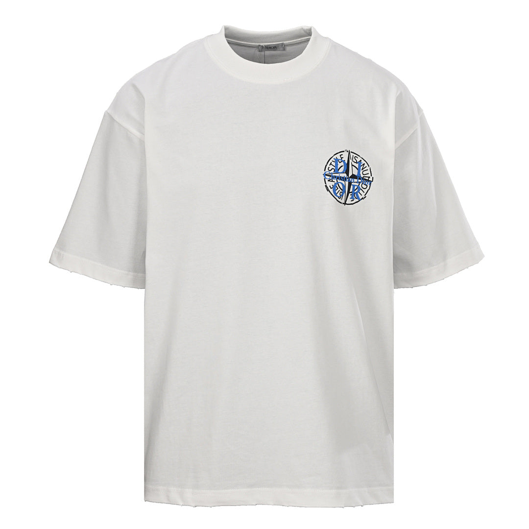 Dior x Stone Island Compass Lettering T-Shirt