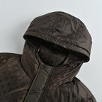 Louis Vuitton Monogram Patchwork Hooded Down Jacket