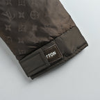 Louis Vuitton Monogram Patchwork Hooded Down Jacket