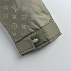 Louis Vuitton Monogram Patchwork Hooded Down Jacket