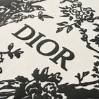 DIOR Floral and Bird Silhouette Print Short-Sleeve T-Shirt