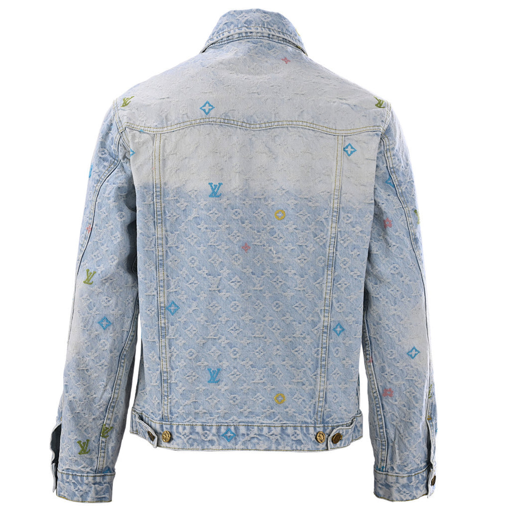 Louis Vuitton x — Collaboration Candy-Embroidered Denim Jacket