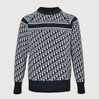Dior Oblique Jacquard Cashmere Reversible Crewneck Sweater