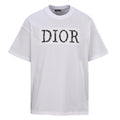 Dior Monogram Short-Sleeve T-Shirt with CD Letter Patch