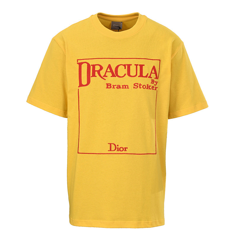 Dior Dracula-Themed Embroidered T-Shirt