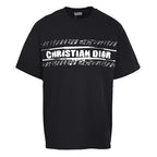 Dior Graffiti Letter Short-Sleeve T-Shirt