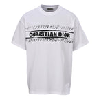 Dior Graffiti Letter Short-Sleeve T-Shirt