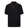 GUCCI Ribbed Jacquard Short-Sleeve Polo Shirt